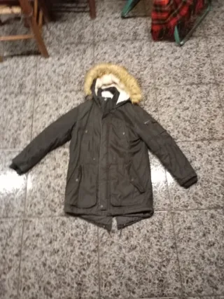 Parka negra talla M