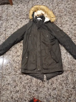 Parka negra talla M