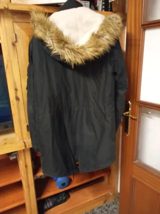 Parka negra talla M