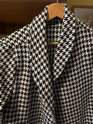 Americana SHEIN estampado pata de gallo