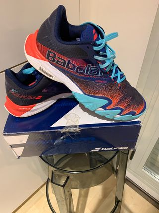 Zapatillas Babolat Padel/Tenis Azul/Naranja