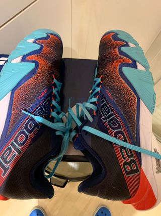 Zapatillas Babolat Padel/Tenis Azul/Naranja