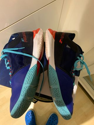 Zapatillas Babolat Padel/Tenis Azul/Naranja