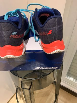 Zapatillas Babolat Padel/Tenis Azul/Naranja
