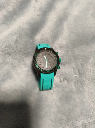 Reloj Calgary Cronógrafo Verde y Turquesa