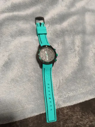Reloj Calgary Cronógrafo Verde y Turquesa