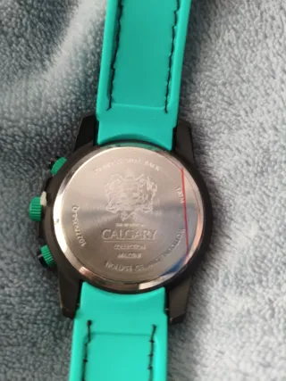 Reloj Calgary Cronógrafo Verde y Turquesa