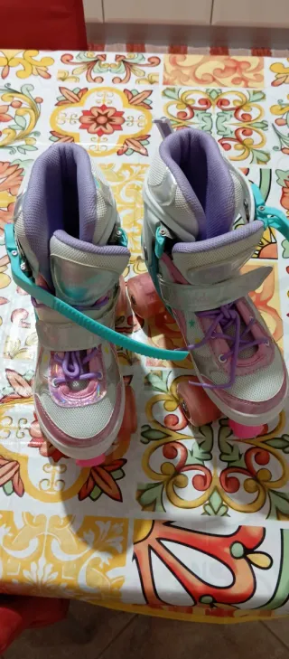 Pattini a rotelle 4 misure regolabili