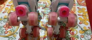 Pattini a rotelle 4 misure regolabili