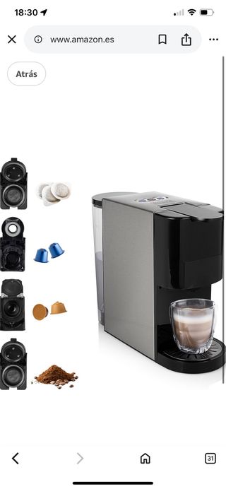 Cafetera de cápsulas