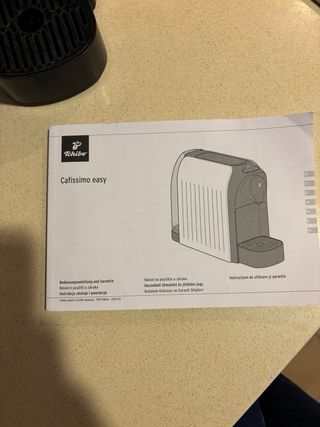 Cafetera Tchibo Cafissimo easy de cápsulas.