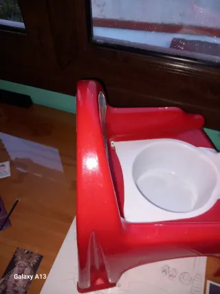 Orinal Infantil Rojo Bebé