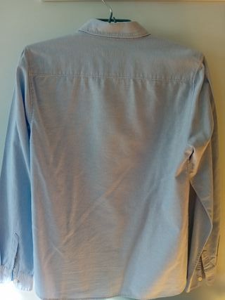 Camisa Zara Azul Claro Hombre Talla M