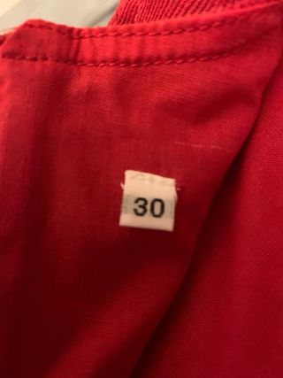 Vestito rosso elegante 30 mesi bimba Natale