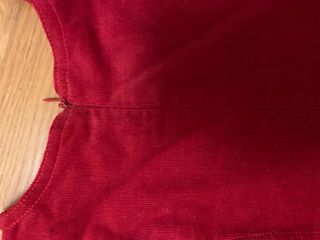 Vestito rosso elegante 30 mesi bimba Natale