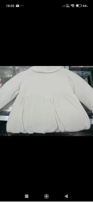 Cappottino neonata bianco