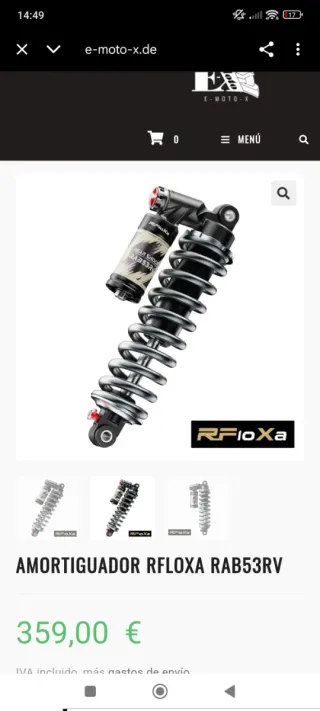 Amortiguador RFloXa RAB53RV