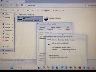 HP 15-bs127ns i5 8250U 16GB 512GB W11 y 2 Baterías