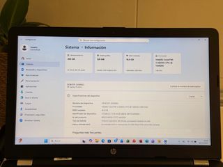 HP 15-bs127ns i5 8250U 16GB 512GB W11 y 2 Baterías