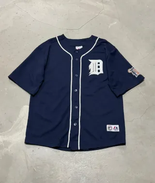 Magestic T-shirt Blu Detroit Tigers Vintage