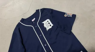 Magestic T-shirt Blu Detroit Tigers Vintage