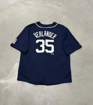 Magestic T-shirt Blu Detroit Tigers Vintage