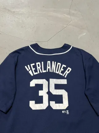 Magestic T-shirt Blu Detroit Tigers Vintage