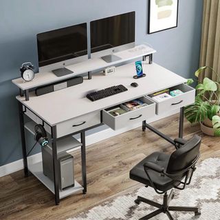 Escritorio Gaming con Cajones y LED