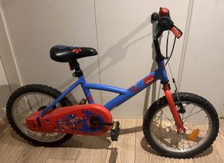 Bicicleta Infantil Btwin Azul y Roja