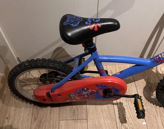 Bicicleta Infantil Btwin Azul y Roja