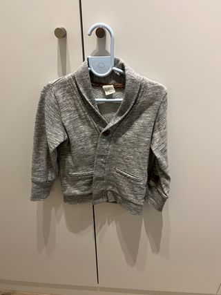 Americana gris algodón 1.5-2 años