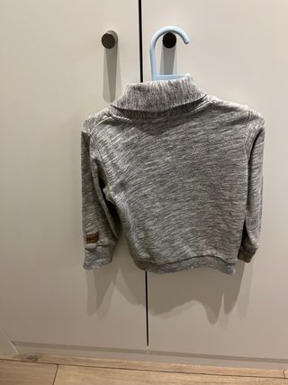 Americana gris algodón 1.5-2 años