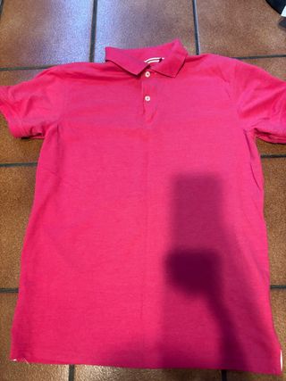Camiseta Polo Rosa