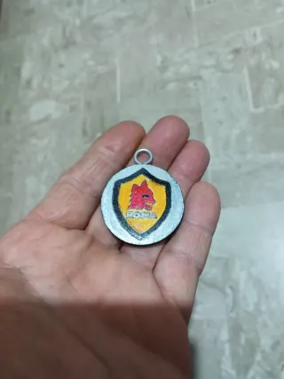 Portachiavi in legno AS Roma