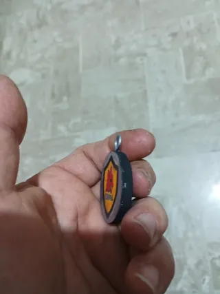 Portachiavi in legno AS Roma