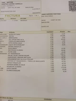 Husqvarna 250 2T 2011 Motor Nuevo