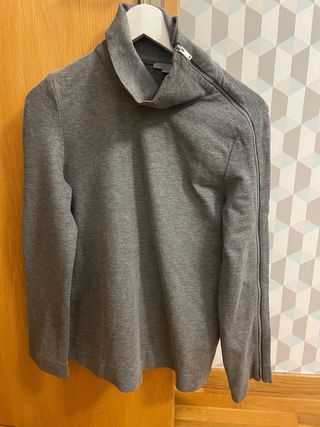 Jersey COS gris con cremallera