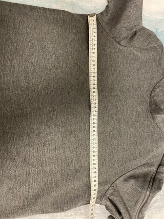 Jersey COS gris con cremallera