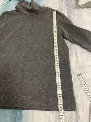 Jersey COS gris con cremallera