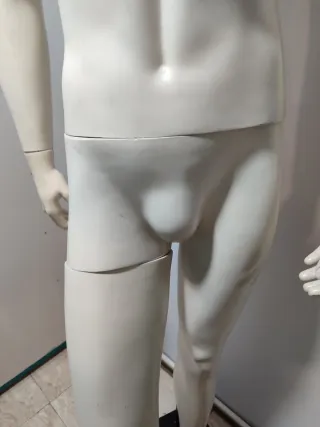 Maniquí de hombre blanco