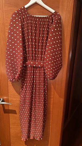 Vestido midi Uterqüe lunares