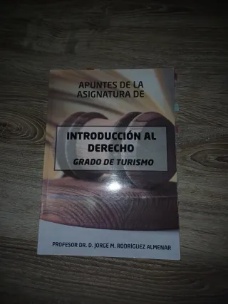 Introducción al Derecho. Grado de Turismo.