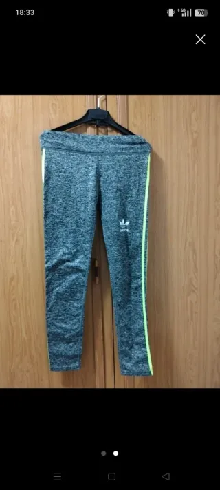 Chándal Adidas Gris y Verde