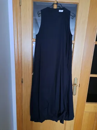 Vestido largo globo Zara