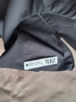 Vestido largo globo Zara