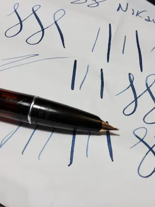 Rara penna stilografica vintage Aurora 88 anni '40