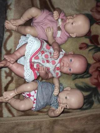 Lote 3 Muñecas Bebé