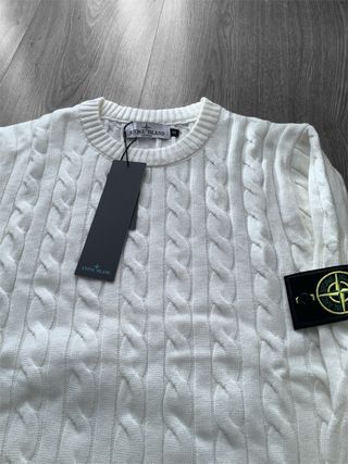 Jersey Stone Island Blanco Talla S