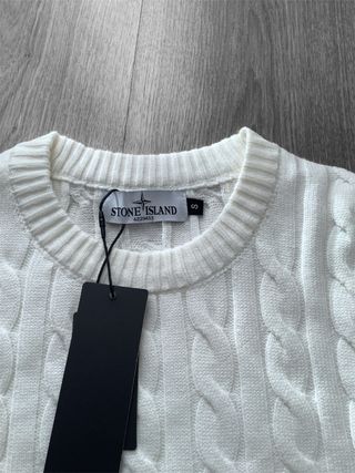 Jersey Stone Island Blanco Talla S