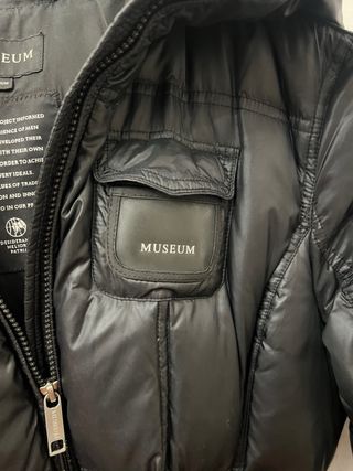 Piumino Lungo Museum con Cintura Nero